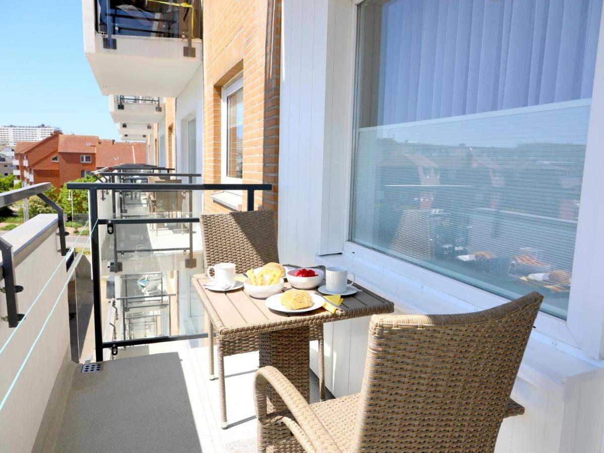 Einfaches 2-Zimmer-Appartement Mit Balkon. Westerland Bagian luar foto